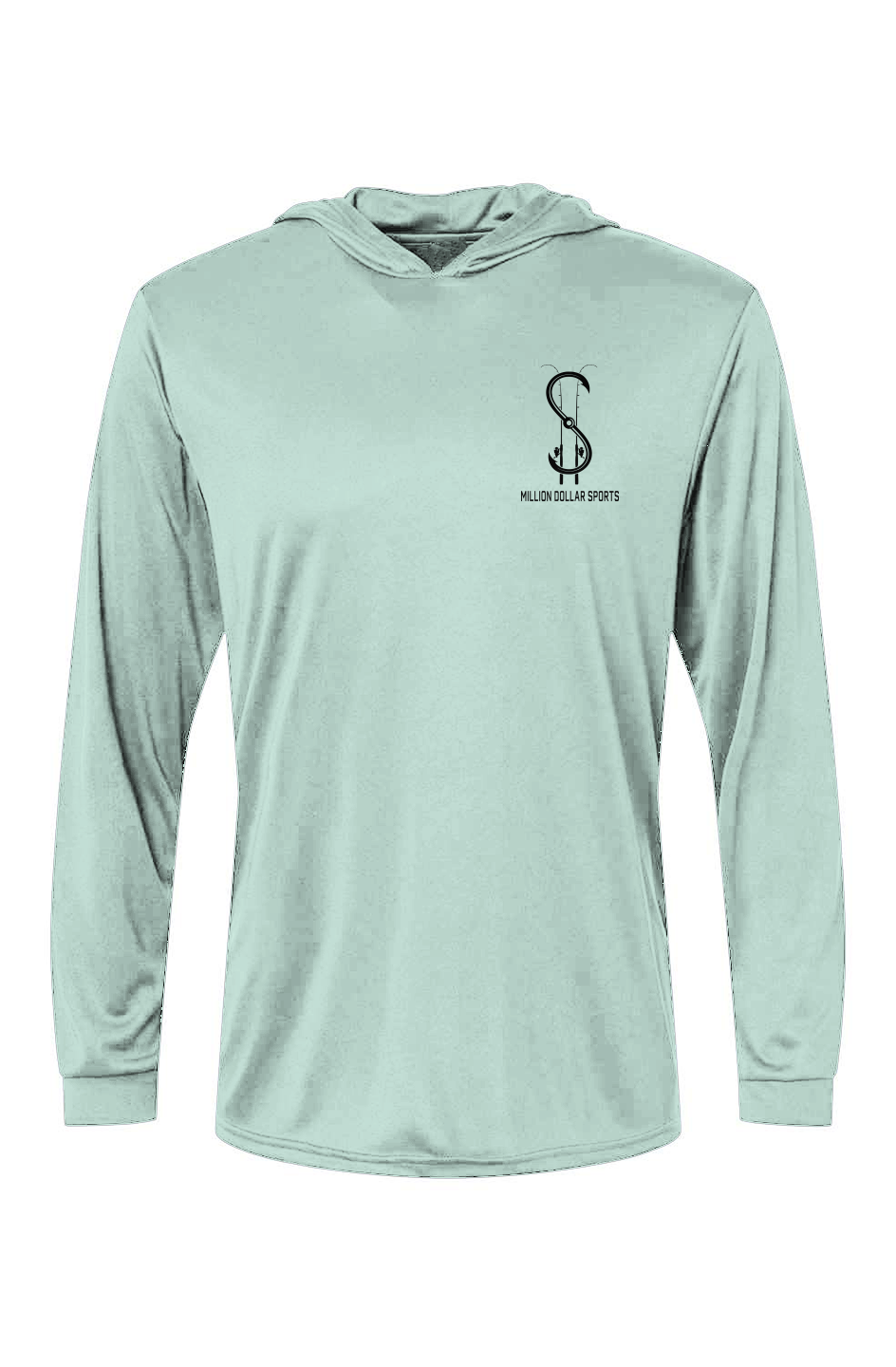 Million Dollar Sports fishing hooded long sleeve
