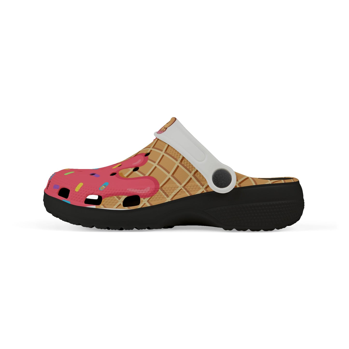 Kids youth clog Strawberry Ice cream