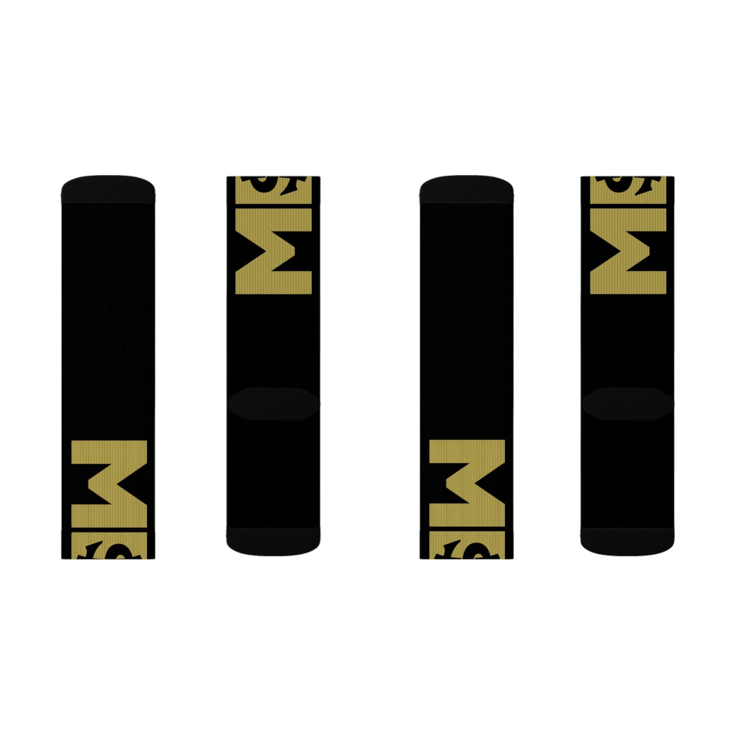 MDS gold w/ black socks
