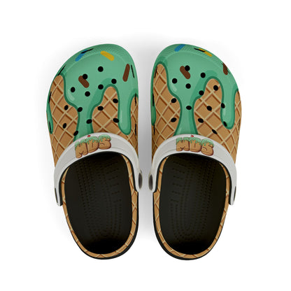 Kids youth clog Mint ice cream