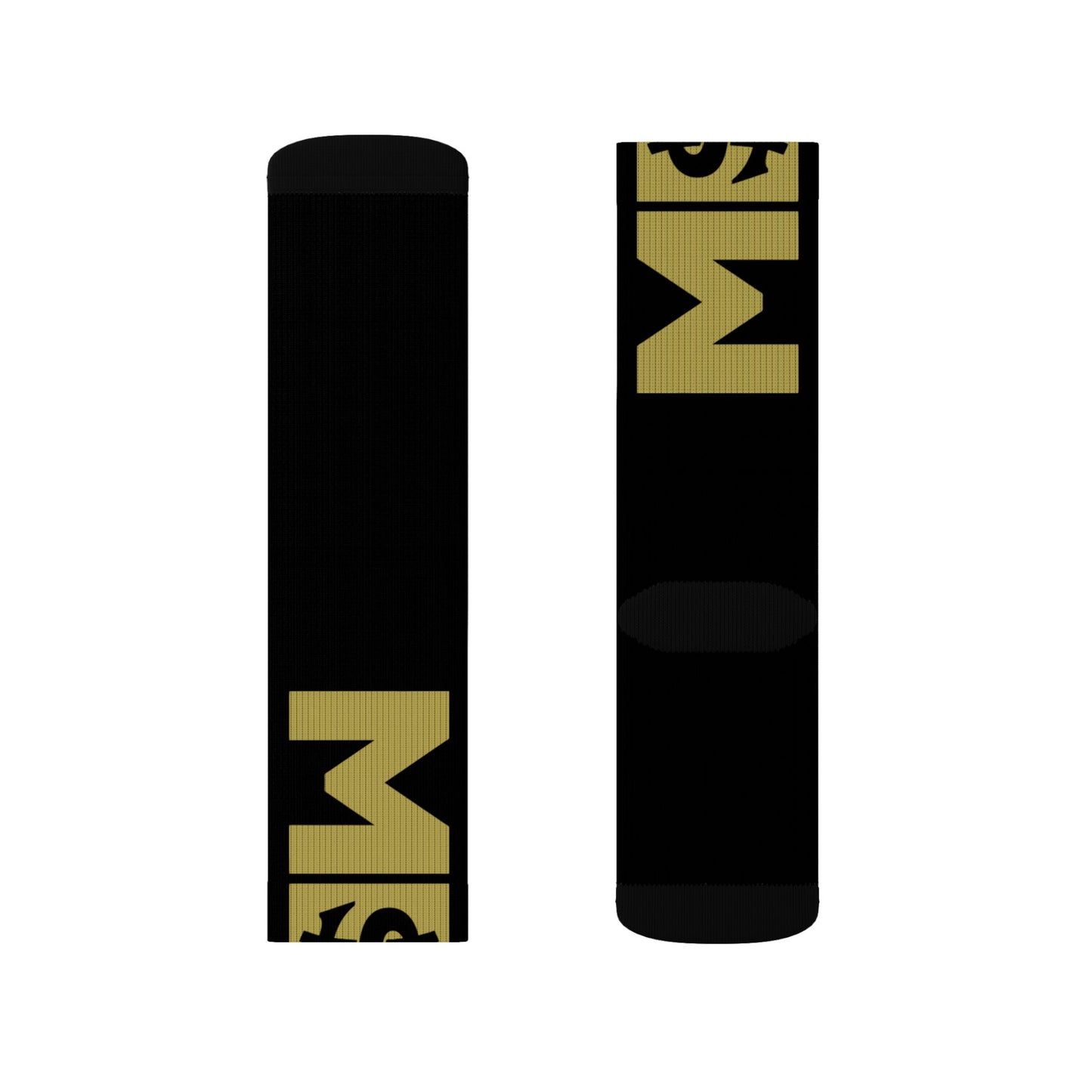 MDS gold w/ black socks