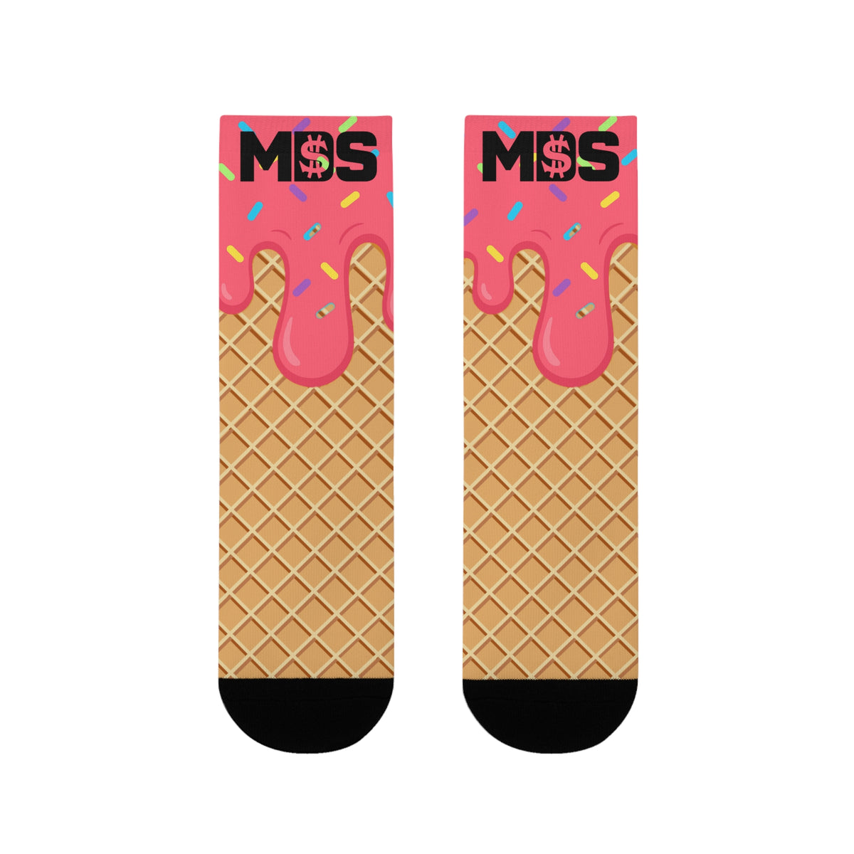 Small socks ice cream strawberry w/ MDS
