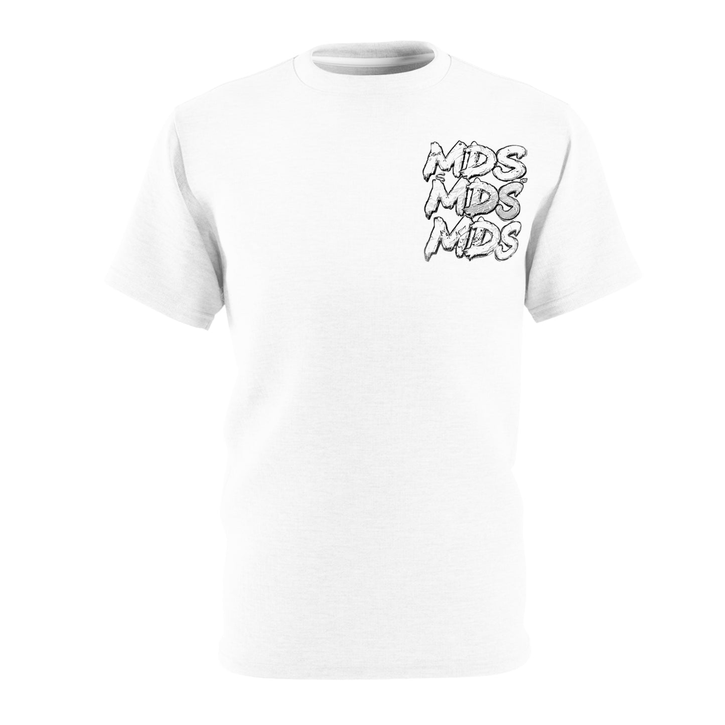 All white out MDS shirt