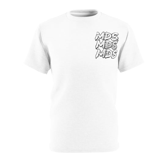 All white out MDS shirt