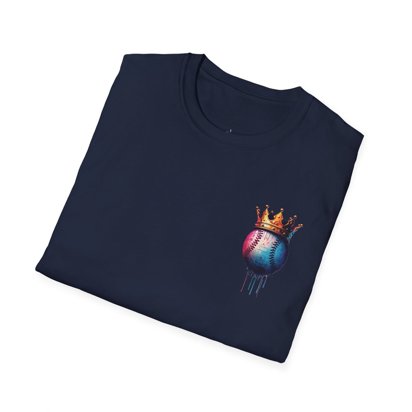 Baseball W/ Crown and Triple MDS on back unisex shirt