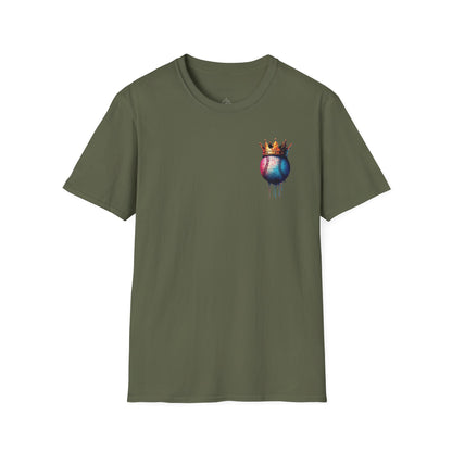 Baseball W/ Crown and Triple MDS on back unisex shirt