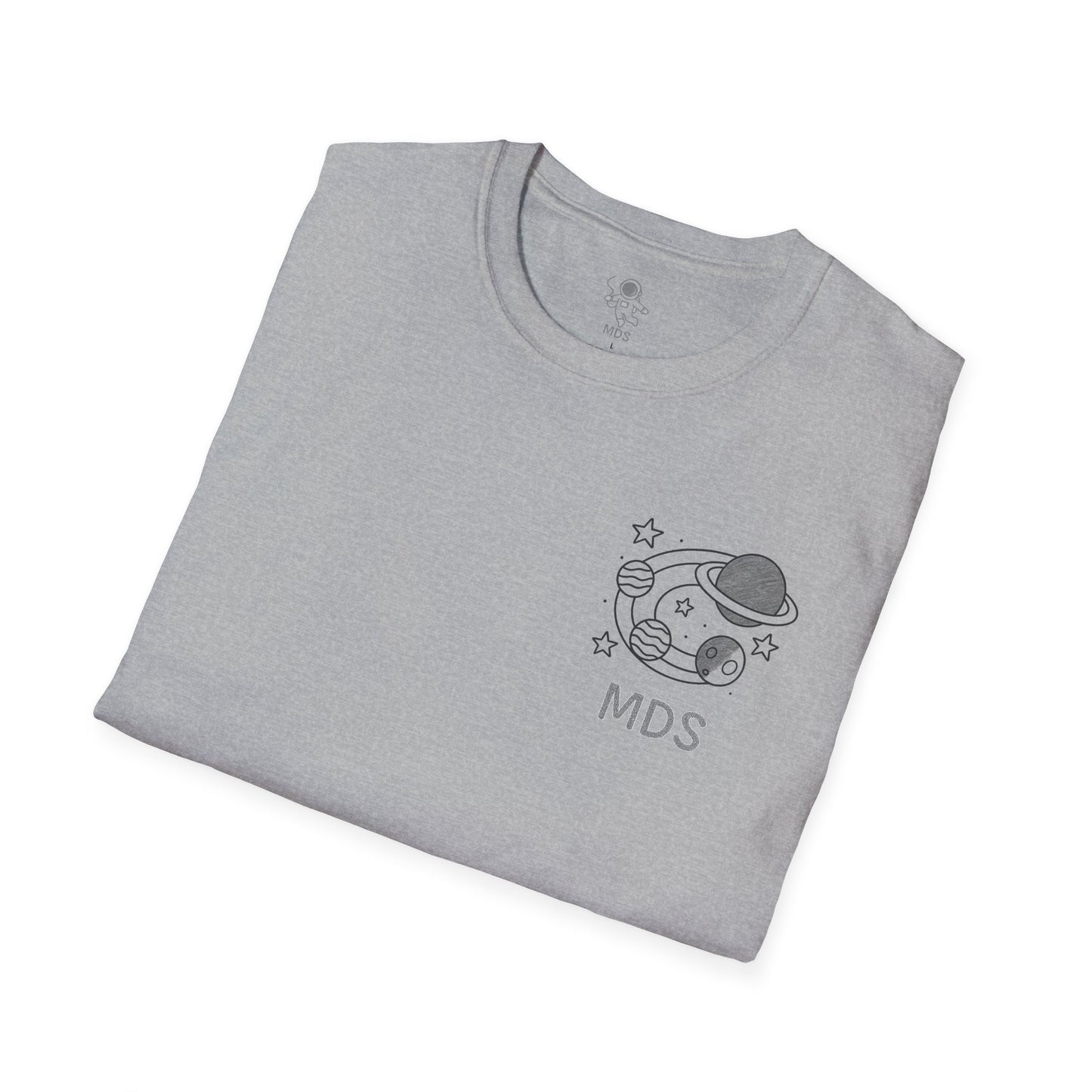 Outer space Grey crayon collection unisex shirt