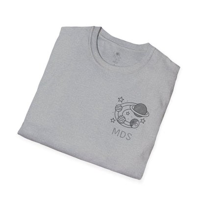 Outer space Grey crayon collection unisex shirt