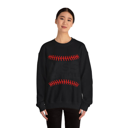 Softball Money Crewneck Sweatshirt, Unisex Sports Pullover, Perfect Gift for Softball Players, Casual Sportswear, Ideal for Team Events