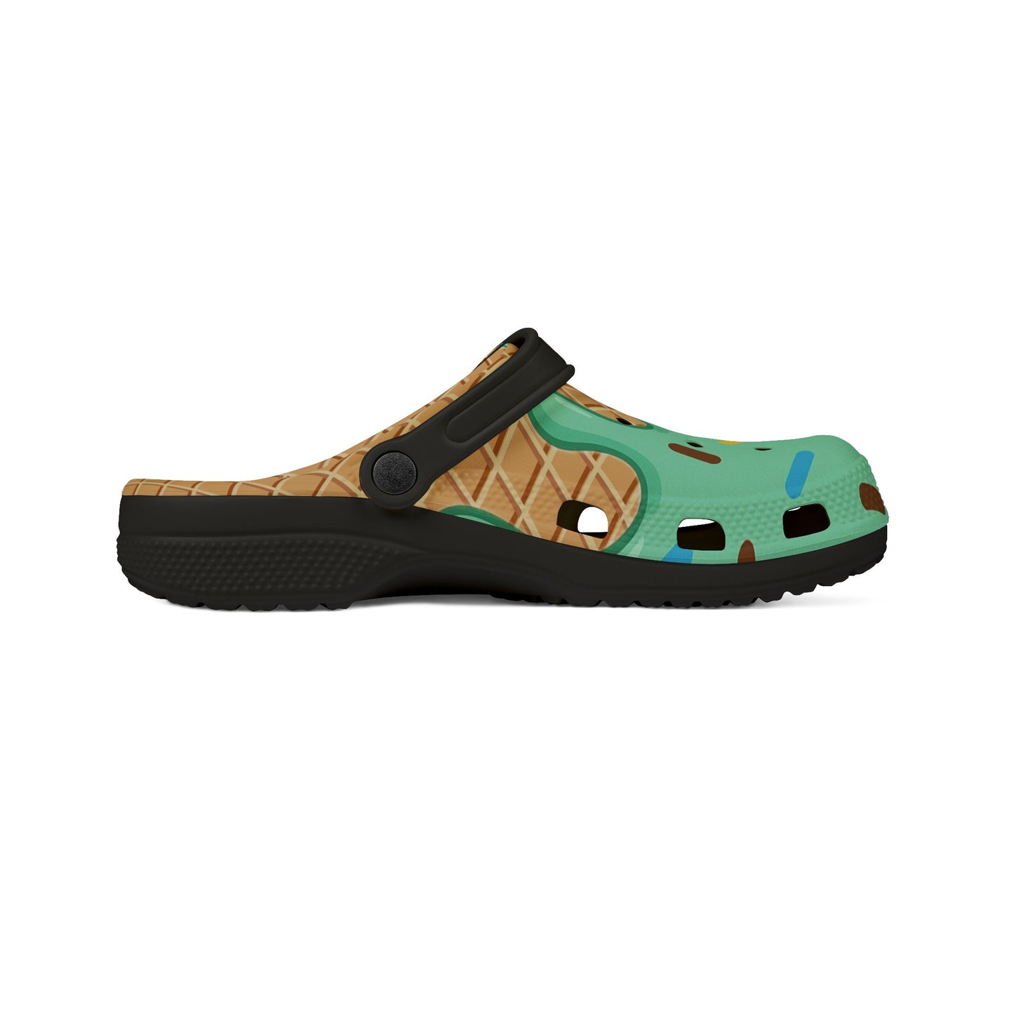 Clogs Mint ice cream drip matching mds