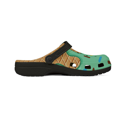 Clogs Mint ice cream drip matching mds