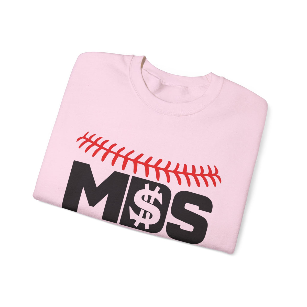 Softball Money Crewneck Sweatshirt, Unisex Sports Pullover, Perfect Gift for Softball Players, Casual Sportswear, Ideal for Team Events