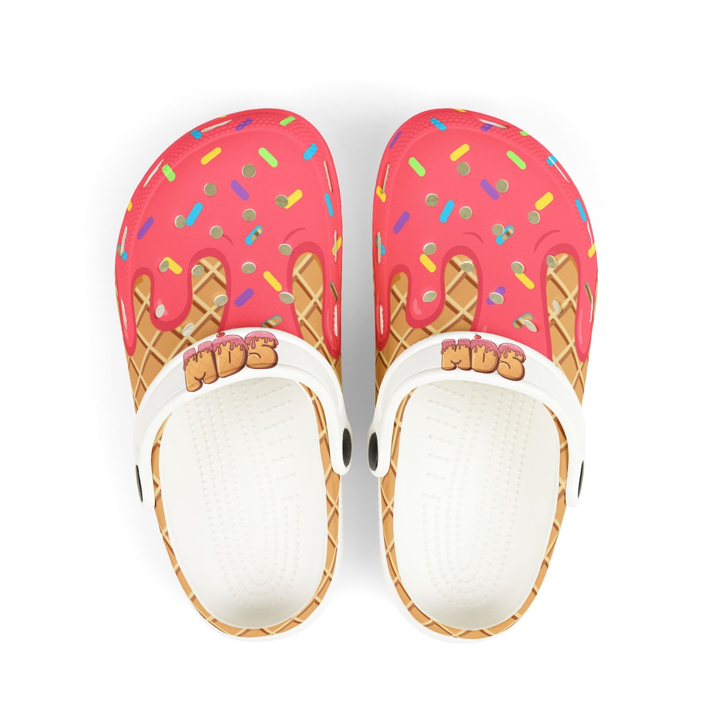 Kids youth clog Strawberry Ice cream