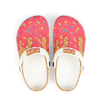 Kids youth clog Strawberry Ice cream