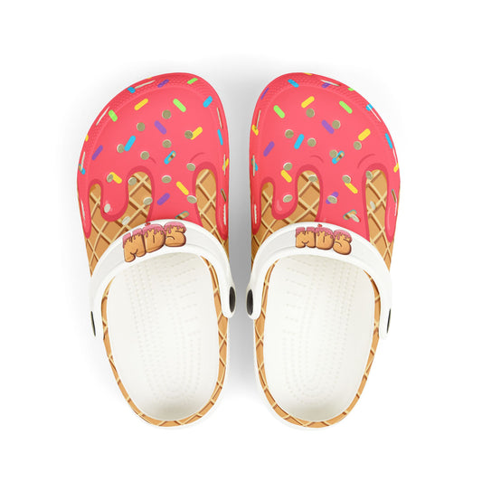 Kids youth clog Strawberry Ice cream