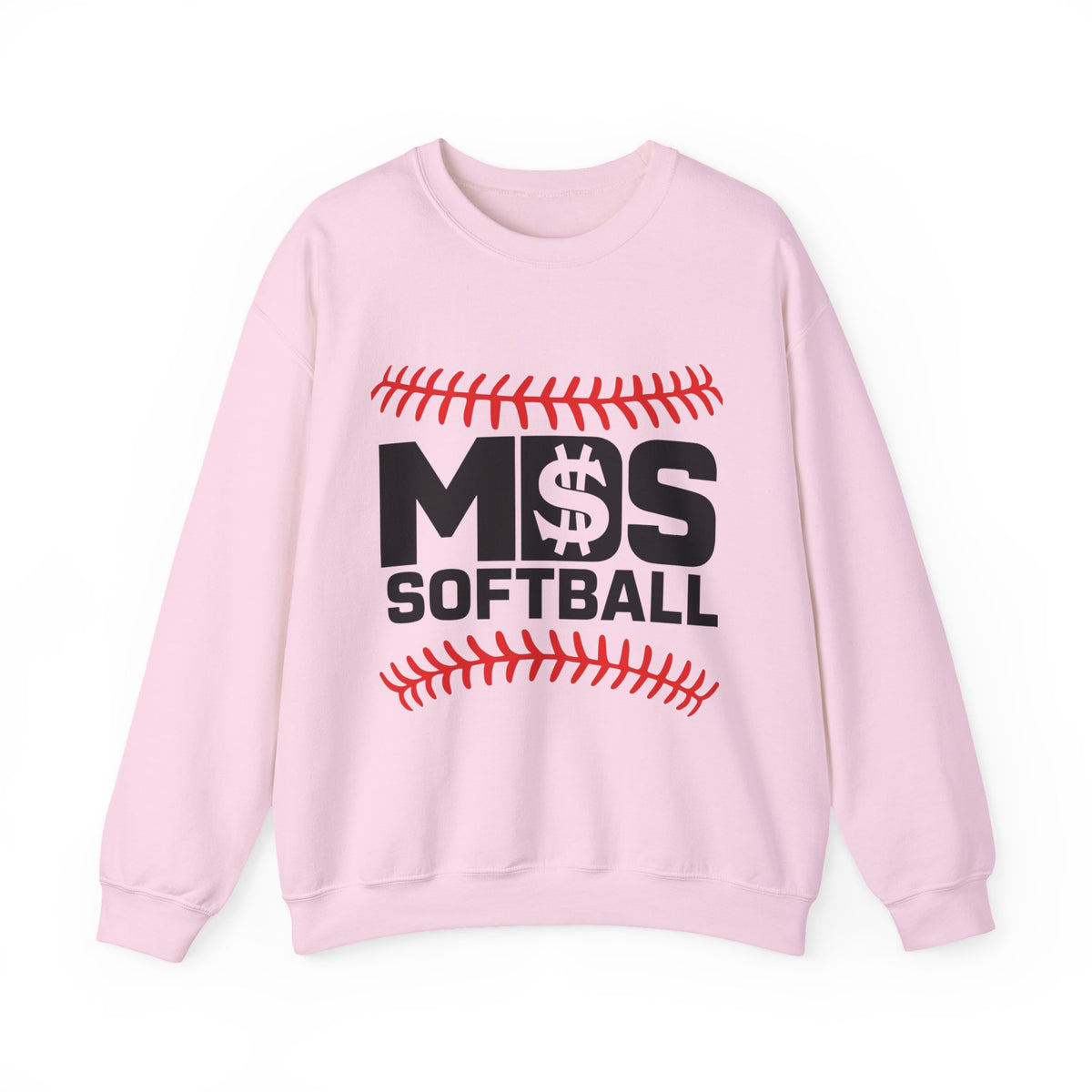 Softball Money Crewneck Sweatshirt, Unisex Sports Pullover, Perfect Gift for Softball Players, Casual Sportswear, Ideal for Team Events