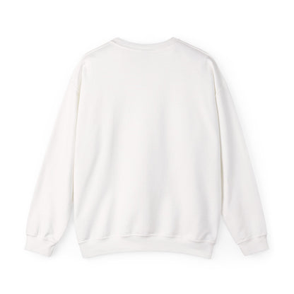 All white out MDS unisex crew neck sweatshirt