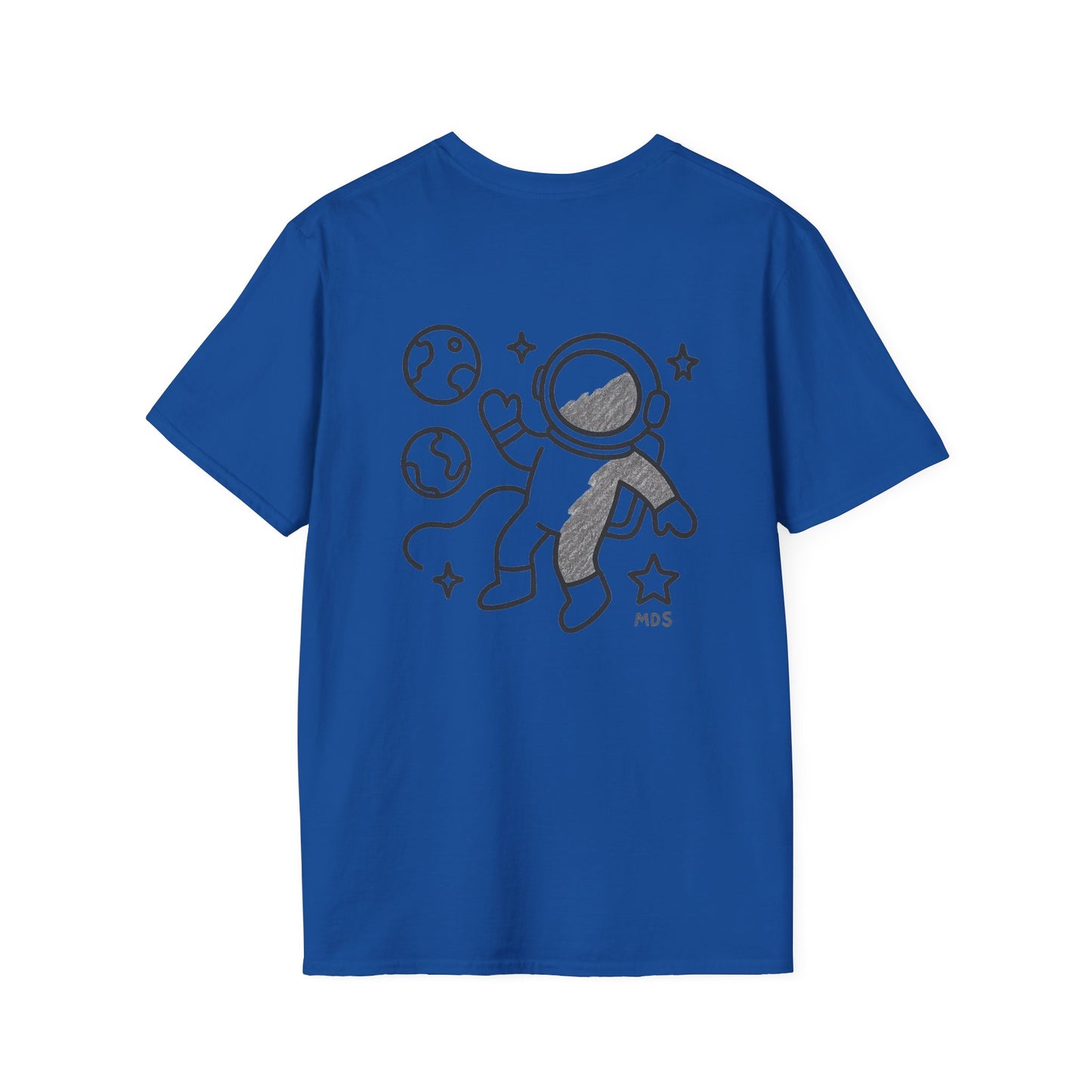 Outer space Grey crayon collection unisex shirt