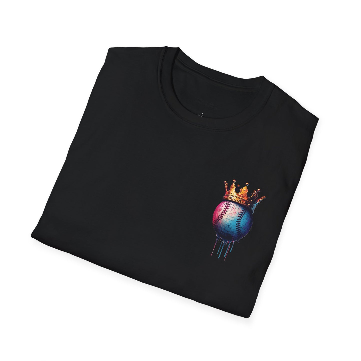 Baseball W/ Crown and Triple MDS on back unisex shirt