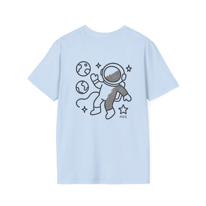 Outer space Grey crayon collection unisex shirt