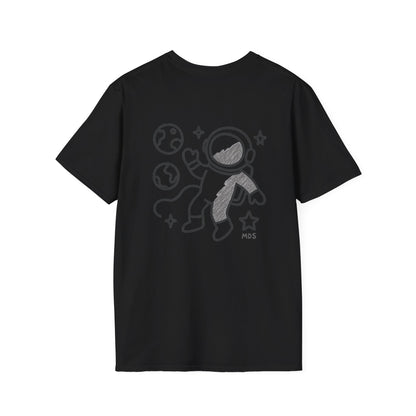 Outer space Grey crayon collection unisex shirt