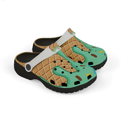 Kids youth clog Mint ice cream