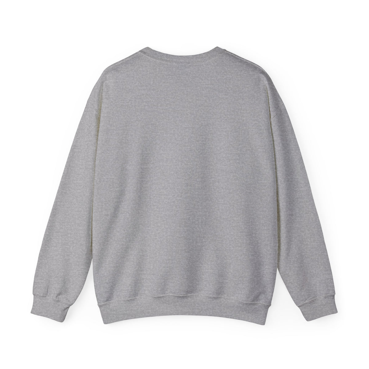 All white out MDS unisex crew neck sweatshirt