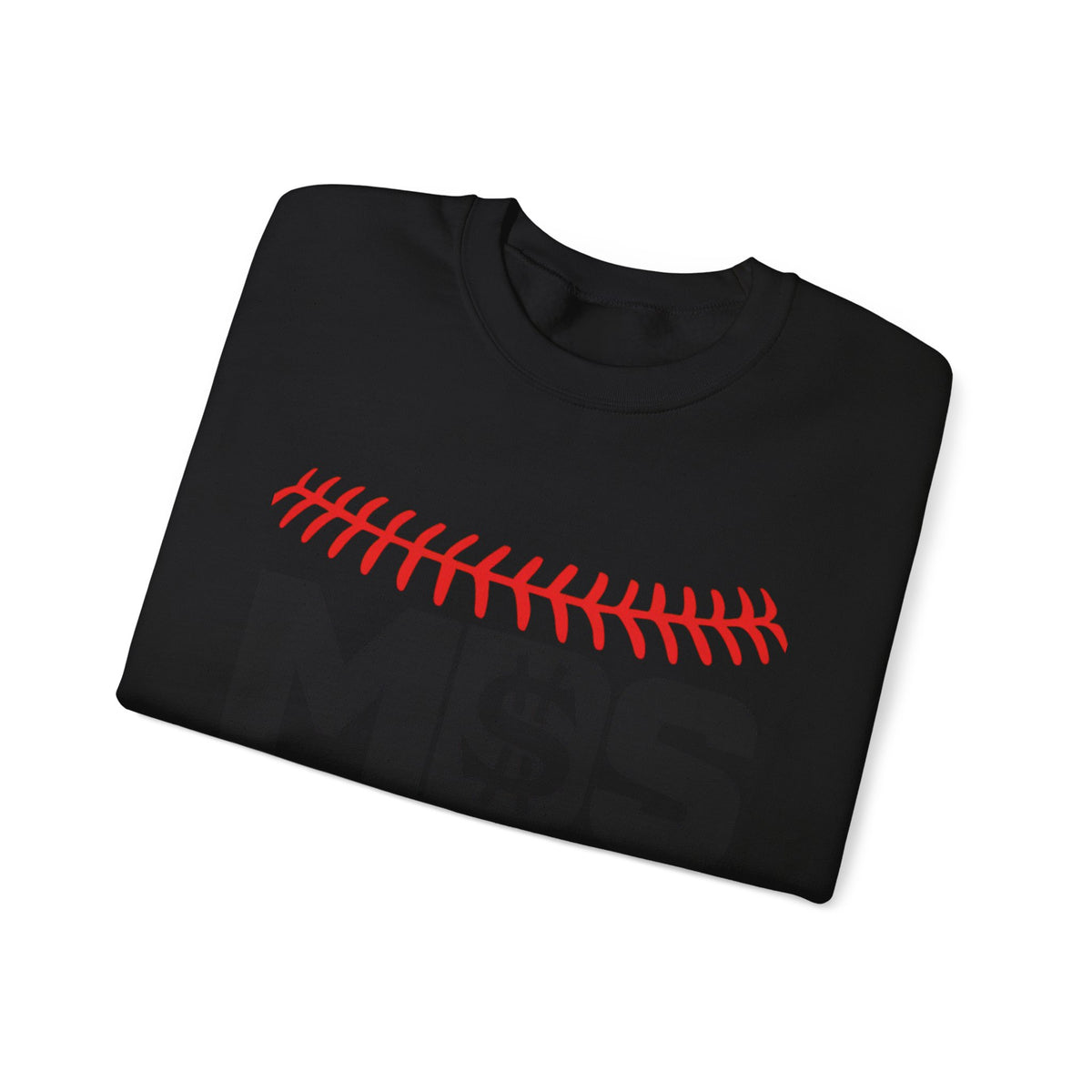 Softball Money Crewneck Sweatshirt, Unisex Sports Pullover, Perfect Gift for Softball Players, Casual Sportswear, Ideal for Team Events