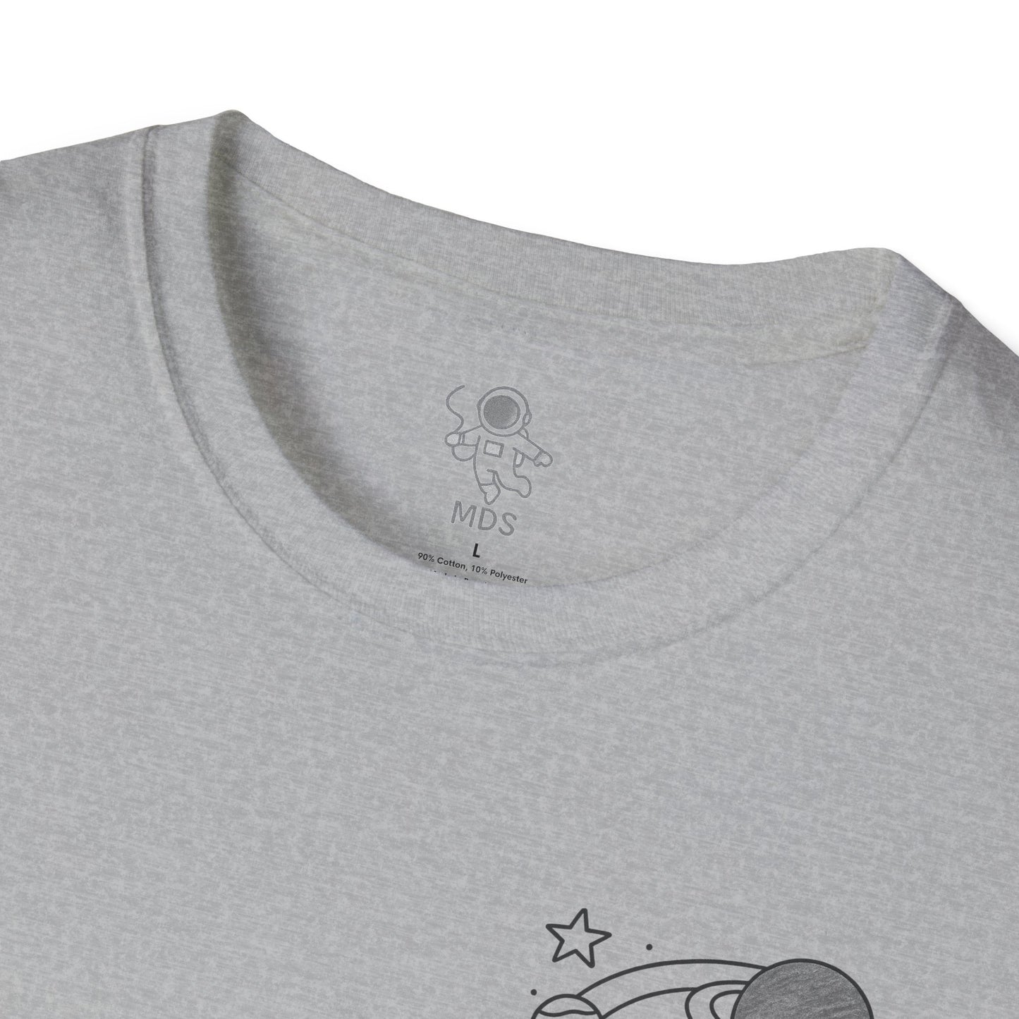Outer space Grey crayon collection unisex shirt