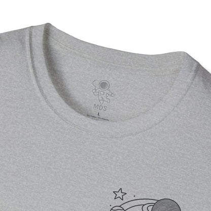 Outer space Grey crayon collection unisex shirt