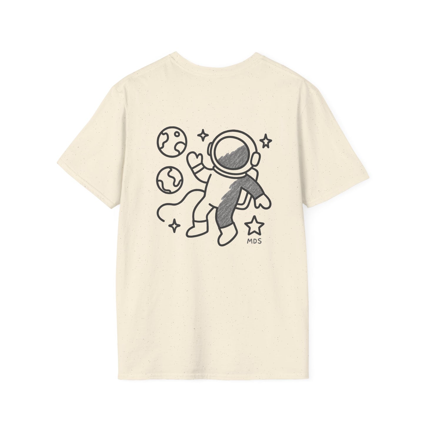 Outer space Grey crayon collection unisex shirt