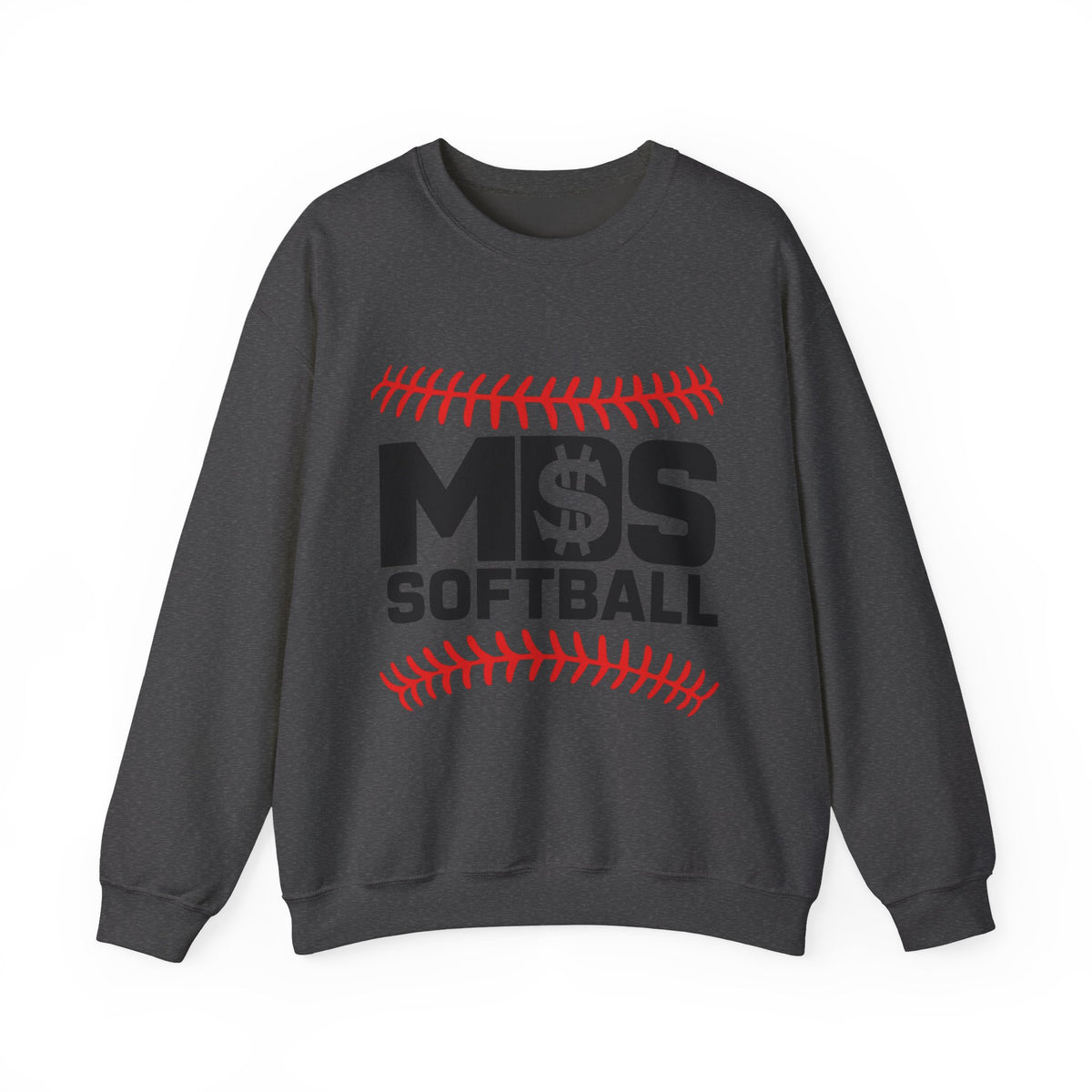 Softball Money Crewneck Sweatshirt, Unisex Sports Pullover, Perfect Gift for Softball Players, Casual Sportswear, Ideal for Team Events