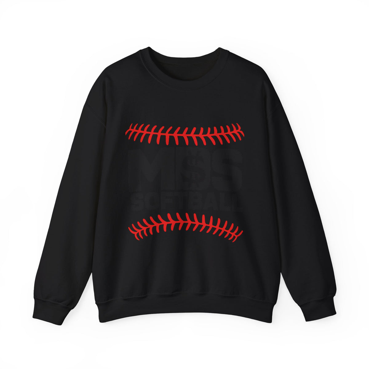 Softball Money Crewneck Sweatshirt, Unisex Sports Pullover, Perfect Gift for Softball Players, Casual Sportswear, Ideal for Team Events