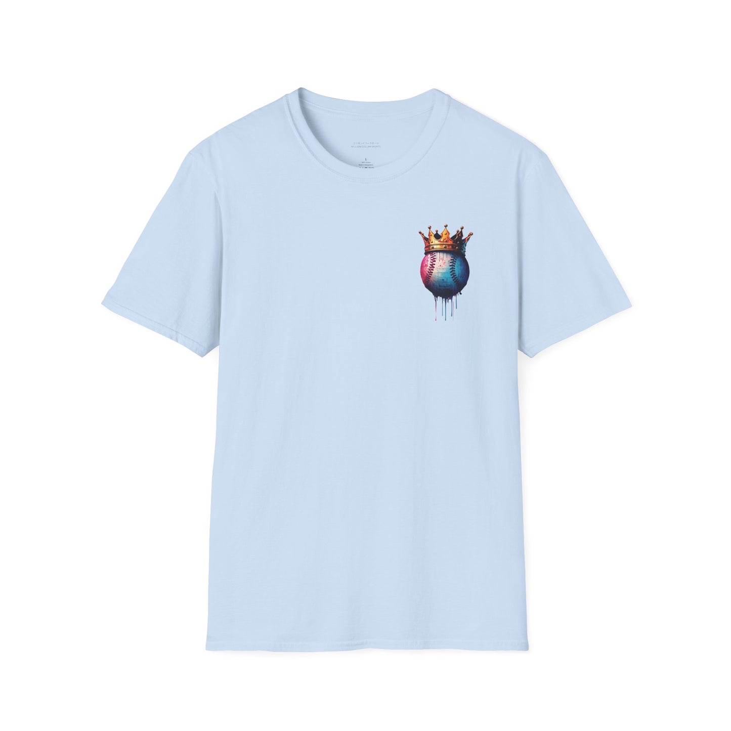 Baseball W/ Crown and Triple MDS on back unisex shirt