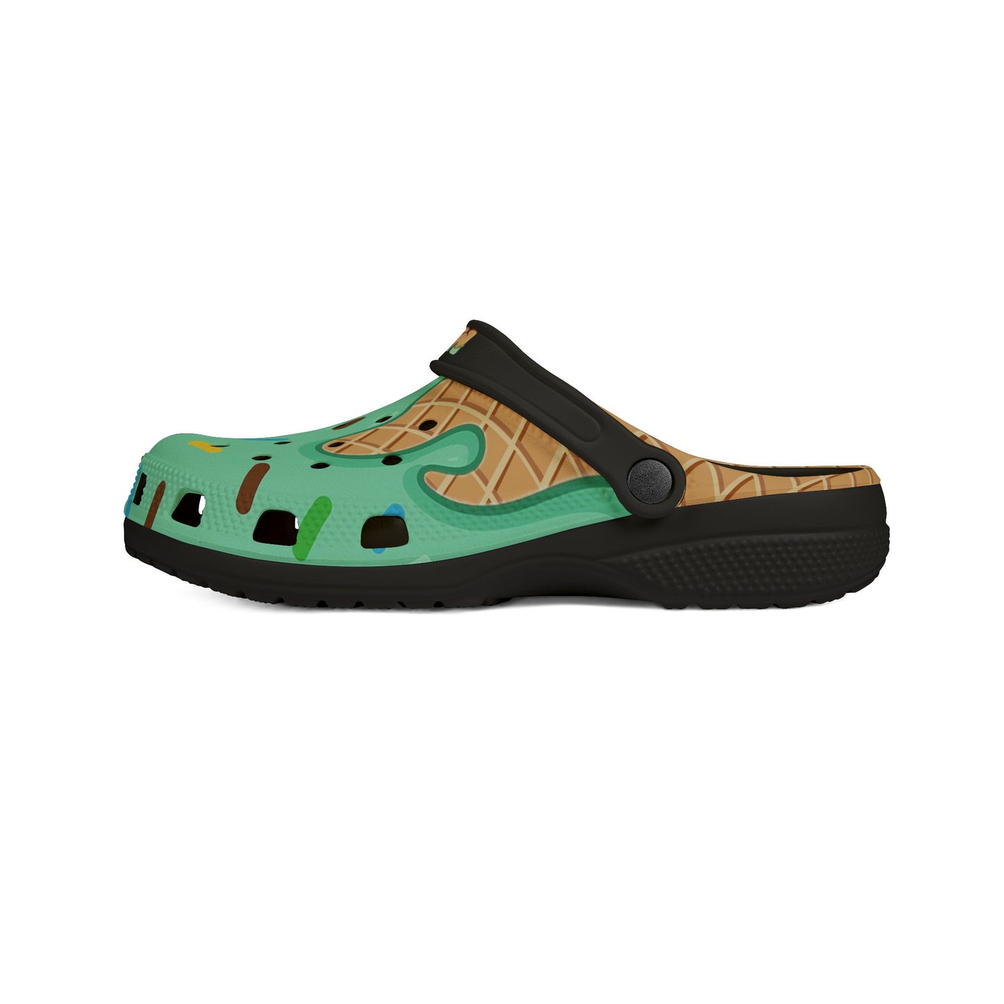 Clogs Mint ice cream drip matching mds