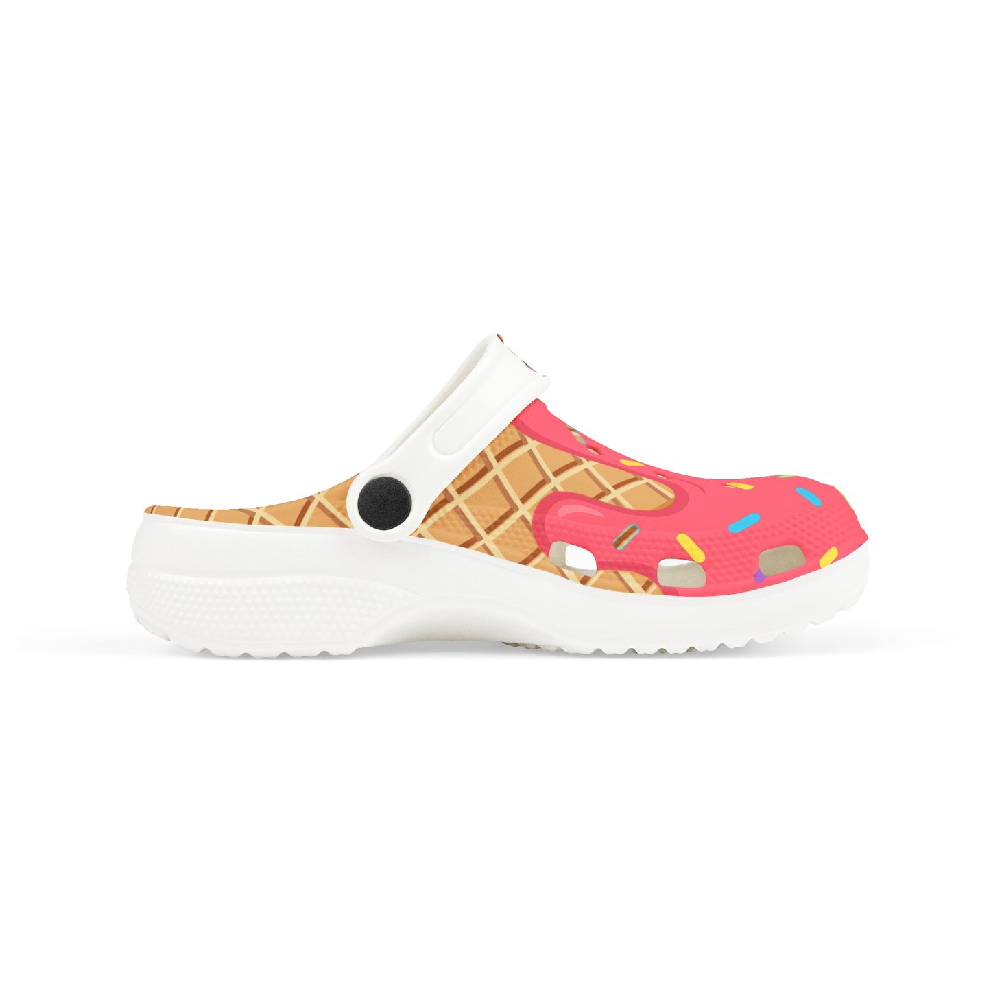Kids youth clog Strawberry Ice cream