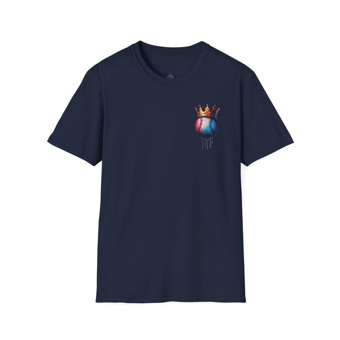 Baseball W/ Crown and Triple MDS on back unisex shirt