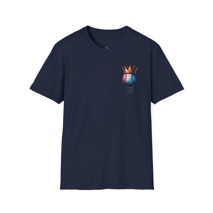 Baseball W/ Crown and Triple MDS on back unisex shirt