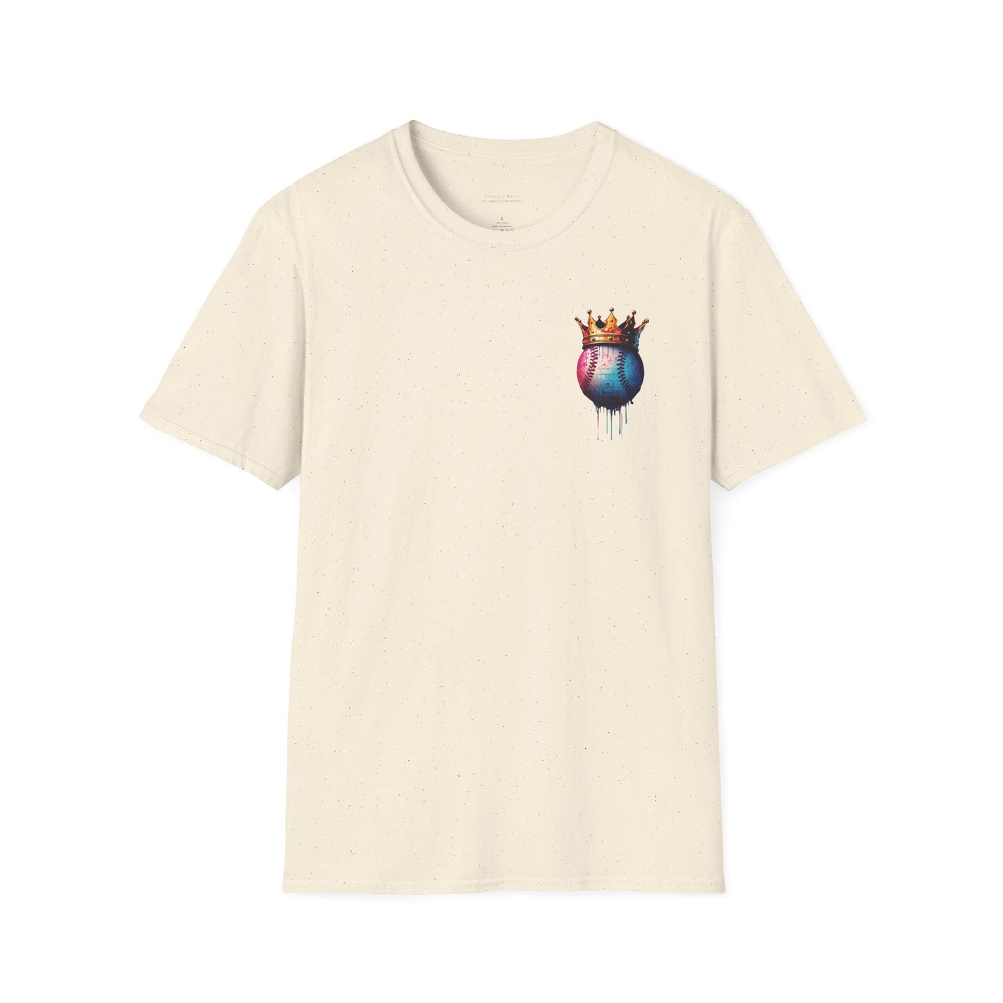 Baseball W/ Crown and Triple MDS on back unisex shirt