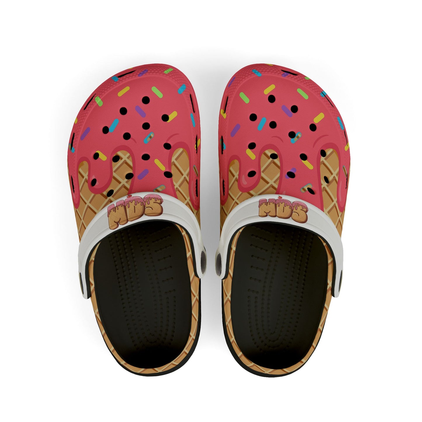 Kids youth clog Strawberry Ice cream