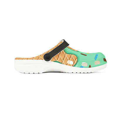 Clogs Mint ice cream drip matching mds