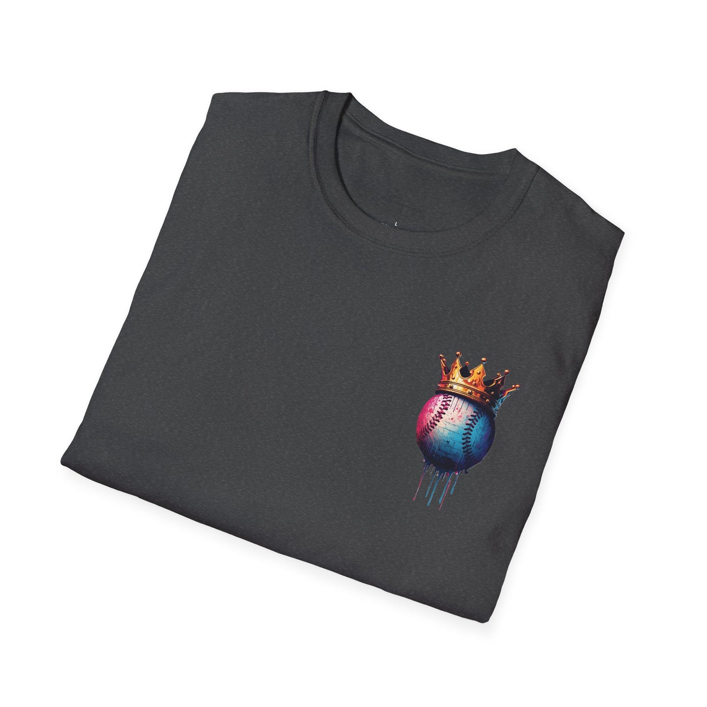 Baseball W/ Crown and Triple MDS on back unisex shirt