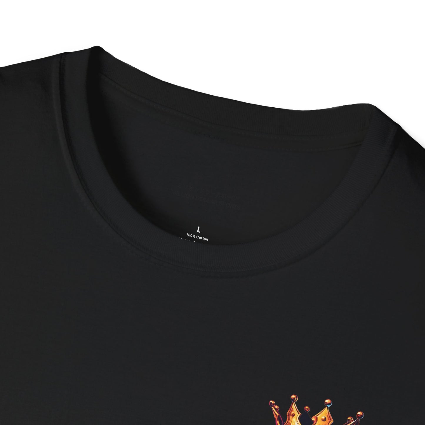 Baseball W/ Crown and Triple MDS on back unisex shirt