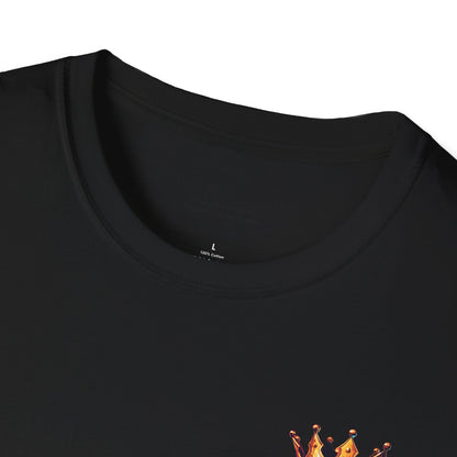 Baseball W/ Crown and Triple MDS on back unisex shirt