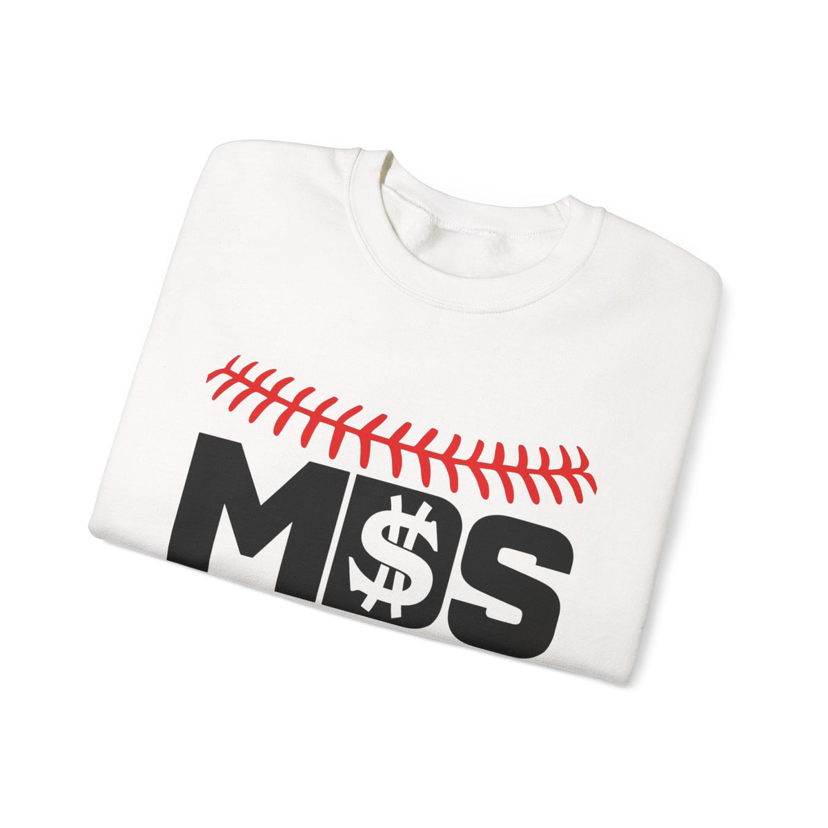 Softball Money Crewneck Sweatshirt, Unisex Sports Pullover, Perfect Gift for Softball Players, Casual Sportswear, Ideal for Team Events