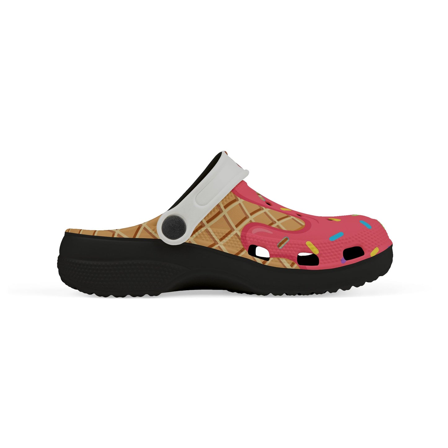Kids youth clog Strawberry Ice cream