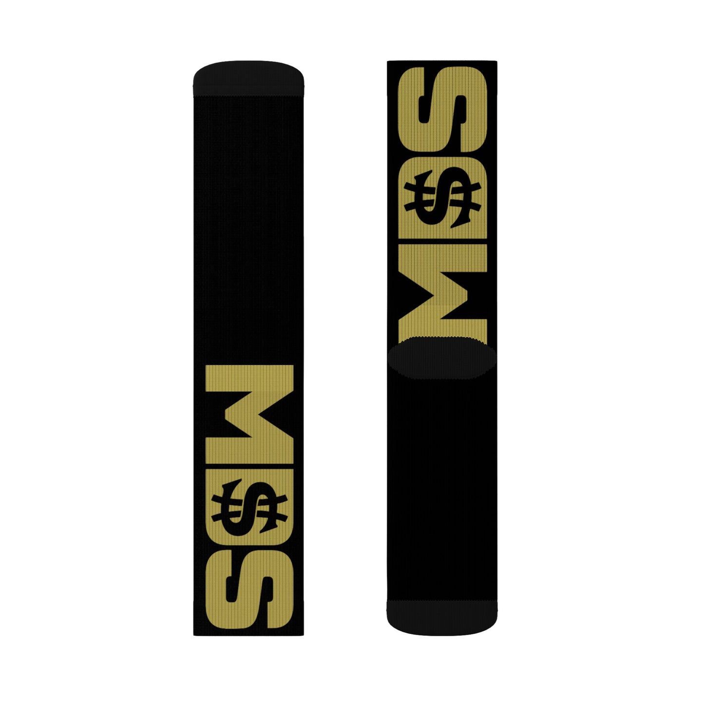 MDS gold w/ black socks