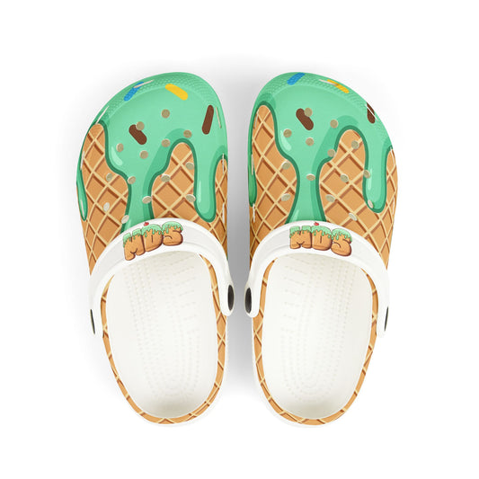 Kids youth clog Mint ice cream