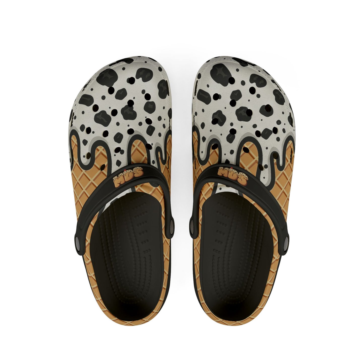 Clogs Cookies and cream ice cream drip