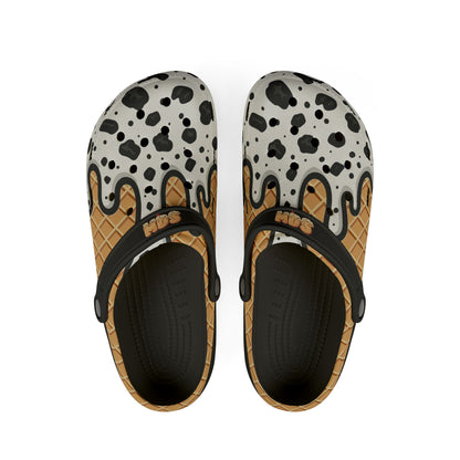 Clogs Cookies and cream ice cream drip
